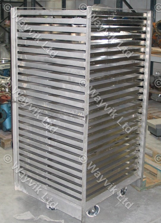 Stainless Steel Drying Oven Trolleys and Trays
